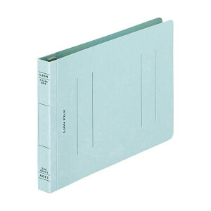 【ライオン事務器 lion 事務 事務用文具】 フラットファイル (環境)樹脂押え具 B6ヨコ 150枚収容 背幅18mm 水 A-548KB6E 1冊 【×50セット】 【 まとめ買い お買い得 業務用 割引 オフィス用品 文房