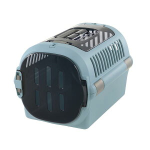 キャンピングキャリーファイン ダブルドア M ブルー (ペット用品) 【 ペット用品 犬用品 猫用品 うさぎ ベッド 犬 猫 PET キャリーバック お散歩 バック 旅行 】