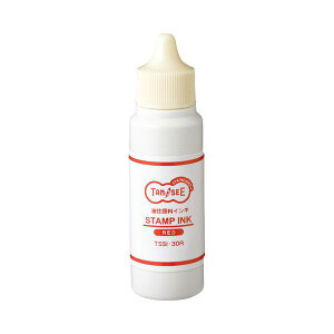 TANOSEE 【お徳用セット】 TANOSEE スタンプ台専用補充インキ 30ml 赤 1個 【×30セット】 【お徳用 まとめ買い お買い得 業務用 割引 セット販売】 日用品雑貨・文房具・手芸 文房具・事務用品 文