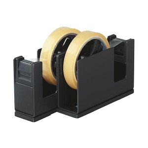 KOKUYO コクヨ 【お徳用セット】 コクヨ テープカッターカルカット (2連タイプ) 黒 T-SM110D 1台 【×2セット】 【お徳用 まとめ買い お買い得 業務用 割引 セット販売】 ( 掃除用品 文房具・事