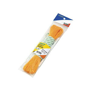 TRUSCO パイレンマルチカラーロープ φ5mm×10m 黄 R-510P-Y 1巻 【×5セット】 【お徳用 まとめ買い お買い得 業務用 割引 セット販売】 ( 掃除用品 文房具・事務用品 生活雑貨 オフィス用品 日用品