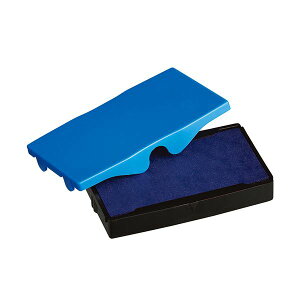 シャイニー スタンプ内蔵型角型印S-853専用パッド 青 S-853-7BL 1個 【×50セット】 【お徳用 まとめ買い お買い得 業務用 割引 セット販売】 日用品雑貨・文房具・手芸 文房具・事務用品 文具 オ