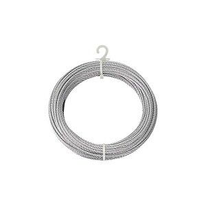 TRUSCO メッキ付ワイヤロープ Φ3mm×30m CWM-3S30 1本 【×3セット】 【お徳用 まとめ買い お買い得 業務用 割引 セット販売】 ( 掃除用品 文房具・事務用品 生活雑貨 オフィス用品 日用品雑貨 日用