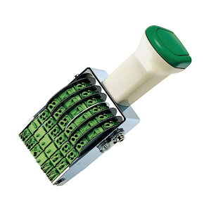 【 KOKUYO 事務用品 コクヨ 文具 事務 業務用 事務用文具】 回転印 欧文数字 2号6連明朝体 IS-2-6 1セット (12個) 日用品雑貨・文房具・手芸 文房具・事務用品 文具 オフィス用品 文房具 事務用