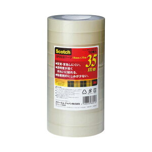 3M �X�R�b�` �����S���e�[�v18mm×35m 500-3-1835-10P 1�Z�b�g �i50���F10��×5�p�b�N�j ���p�i�G�݁E���[��E��| ���[��E�����p�i ���� �I�t�B�X�p�i ���[�� �����p�i �e�[�v�E�ڒ��p��