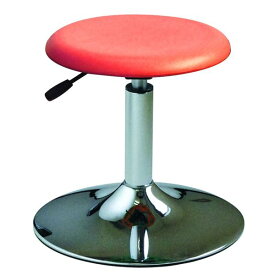 丸椅子 / パーソナルチェア 【オレンジ×クロームメッキ】 幅385mm 日本製 スチール インテリア 家具 椅子 スツール ベンチ