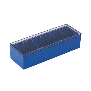【キングジム 事務用品 KING JIM 文具 オフィス用品 文具】 名刺整理箱 約1000枚収納青 75 1個 【×10セット】 【お徳用 まとめ買い お買い得 業務用 割引 セット販売】 文房具・事務用品 文具 オ