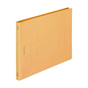 【ライオン事務器 lion 事務 事務用文具】 フラットファイル (環境)樹脂押え具 B5ヨコ 150枚収容 背幅18mm 黄 A-527KB5E 1冊【×100セット】 【 まとめ買い お買い得 業務用 割引 オフィス用品 文房