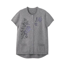 【楽天1位】斜め釦ホール もちもちニット ベスト 婦人用 大きいサイズ トップス シニアファッション レディース 羽織り 婦人服 女性服 介護 服 高齢者 M-L LLサイズ プレゼント 入院 入所