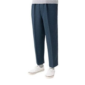[日本製] シニア メンズ 裾ファスナーパンツ 紳士服 シニアファッション メンズ 紳士用 ズボン 高齢者 服 膝だし簡単 介護ズボン リハビリズボン ウエストゴム 70代 80代 90代[M L LL 3Lサイズ プレゼント 入院 入所