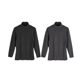 【送料無料】両面起毛8分袖ハイネックインナー [M L LL] レディース 静電気防止加工 UVカット加工 保湿 ヘム あったかインナー 冷え取り 冷え対策 温活 防寒 大きいサイズ ストレッチ 肌着 下着 冬 プレゼント 入院 入所 介護 シニア