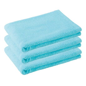 バスタオル(3枚組) [60x120cm] コットン100% 白 ホワイト ピンク ブルー イエロー 浴用 タオル 綿 綿100% まとめ買い 入院準備 施設入居準備 3枚セット プレゼント 入所 介護 シニア プレゼント 入所 介護 シニア