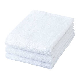 バスタオル(3枚組) [60x120cm] コットン100% 白 ホワイト ピンク ブルー イエロー 浴用 タオル 綿 綿100% まとめ買い 入院準備 施設入居準備 3枚セット プレゼント 入所 介護 シニア プレゼント 入所 介護 シニア