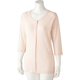 【楽天1位】【綿100%】前開き 7分袖 ホックシャツ レディース 肌着 下着 インナー 2枚組 婦人用 シニア 高齢者 入院 診察 介護 S M L LL 3L 4L プレゼント 入所