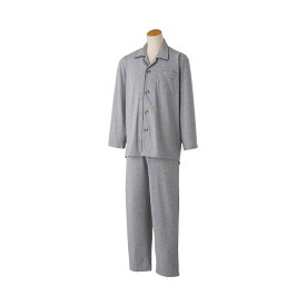 シニア メンズ パジャマ 大きめボタンのびのびストレッチパジャマ 紳士用 S M L LL 3L 4Lサイズ 大きいサイズ 小さいサイズ オールシーズン 前あき 前開き 長袖パジャマ 通年用 介護パジャマ 男性用 シニアパジャマ メンズ 上下セット プレゼント 入院 入所