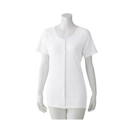 【綿100%】着るだけで血行促進効果 2枚組 IFMC.3分袖ワンタッチシャツ 3分袖肌着 シニア レディース ワンタッチシャツ シニア 前あき 肌着 綿100% 高齢者 肌着 前開き 肌着 婦人 IFMC 血行促進効果 着るだけ血行改善 シニア 三分袖 プレゼント 入院 入所 介護