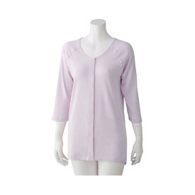 【綿100%】着るだけで血行促進効果 2枚組 IFMC.7分袖ワンタッチシャツ 7分袖肌着 シニア レディース ワンタッチシャツ 前あき シニア 肌着 綿100% 高齢者 肌着 前開き 肌着 婦人 IFMC 血行促進効果 着るだけ血行改善 シニア 七分袖 プレゼント 入院 入所 介護 クリスマス