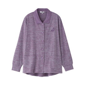 乾燥機対応 シニア レディース ワンタッチテープポロカーディ [S M-L LL -3L] シニア カーディガン 婦人服 高齢者 向け ファッション 高齢者 服 シニアファッション 介護 服 乾燥機対応 前あき シニア服 乾燥機OK カーディガン プレゼント 入院 入所 クリスマス