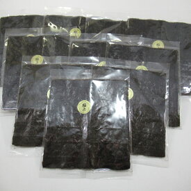 干しのり（10枚入×10袋）【送料無料】海草　のり　自然食品　ミネラル