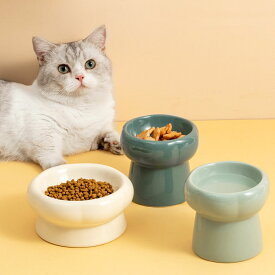 フードボウル おしゃれ ペット食器 猫 磁器 猫用ボウル 犬 エサ皿 水入れ 餌入れ スタンド フードボウル 犬猫 エサ入れ 猫用 犬用 ペット 食器台 皿 スタンド 餌入れ エサ台 フード ボウル 安定 送料無料 ホワイト グリーン ブラック