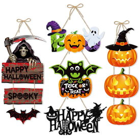 ハロウィン飾り 吊り下げ かぼちゃ 幽霊 置物　オーナメント 雰囲気作り 壁掛け ドアかけ 屋外 部屋 ハロウィン ドア ハロウィン 飾りグッズ ハロウィンパーティーデコレーション 装飾品 ハロウィン飾り付け ハロウィン飾りつけセット ハロウィンかざり 可愛い