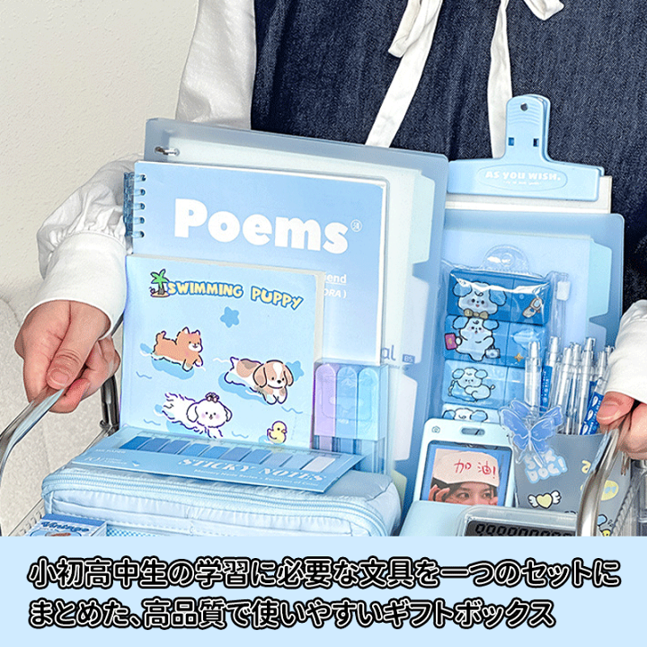 楽天市場】超豪華な文房具セット 付箋 携帯便利 描き用 学習玩具 知育