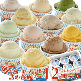 冬のジェラート詰め合わせ 12個セット