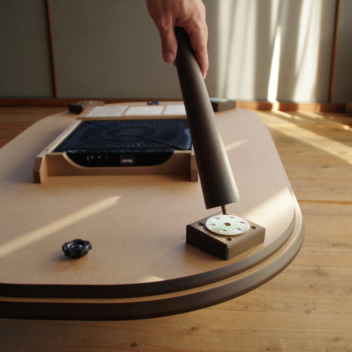 楽天市場】miuこたつ 楕円形 120×70ナラ|ウォールナット|北欧|和風 
