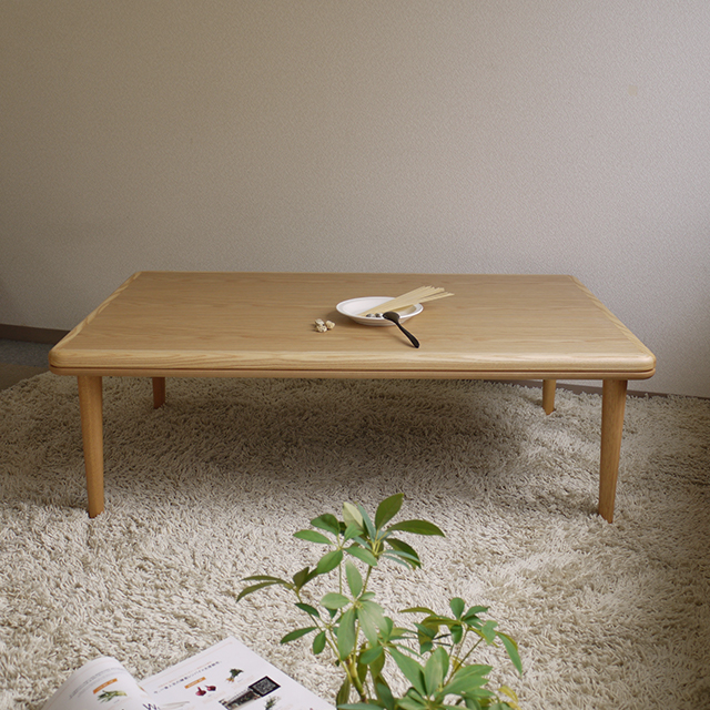 楽天市場】bargこたつ テーブル 120×80 長方形 ナラ突板|北欧|モダン