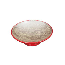 朱内銀 青海波 盃2.5寸 [7.7×2.5cm] | 結婚式 お正月 お屠蘇 めでたい 無病長寿 酒