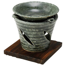 京織部 茶香炉 [ Φ9.5 x H9.7cm ] 【 茶香炉 】 ｜ HANDMADE 置物 インテリア ギフト プレゼント