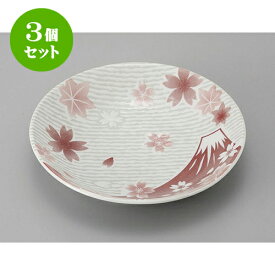 3個セット 鉢 世界遺産富士5.0浅丼(赤) [16.8 x 4cm] | 小鉢 中鉢 ボウル ボール 食器 業務用 飲食店 カフェ うつわ 器 おしゃれ かわいい お洒落 可愛い ギフト プレゼント 引き出物 内祝い 結婚祝い 誕生日 贈り物 贈答品 おすすめ 取り皿