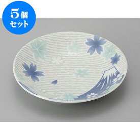 5個セット 鉢 世界遺産富士5.0浅丼(青) [16.8 x 4cm] | 小鉢 中鉢 ボウル ボール 食器 業務用 飲食店 カフェ うつわ 器 おしゃれ かわいい お洒落 可愛い ギフト プレゼント 引き出物 内祝い 結婚祝い 誕生日 贈り物 贈答品 おすすめ 取り皿