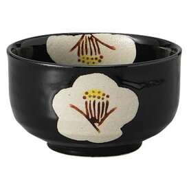 黒椿抹茶碗 [ 12.5 x 7.3cm ] [ 抹茶碗 ] | 茶道 野点 日本土産 贈り物