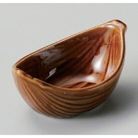 茶笹舟小付 [ 10.9 x 6.7 x 4.6cm 97g ] | 和食器 鉢 小鉢 ボウル 料亭 ホテル 食器 業務用 飲食店 カフェ うつわ 器 おしゃれ かわいい ギフト プレゼント 内祝い 誕生日 贈り物 贈答品 おすすめ