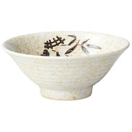 磁器志野5.8そば丼 [ 17.2 x 7.5cm 417g ] | 反丼 どんぶり 丼 ラーメン うどん そば 鉢 はち 盛り鉢 食…