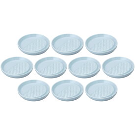 10個セット 減塩皿 14cm減塩皿 青白磁 [14×2.2cm] | 和食器 揚げ物皿 油切り皿 水色 調味料皿