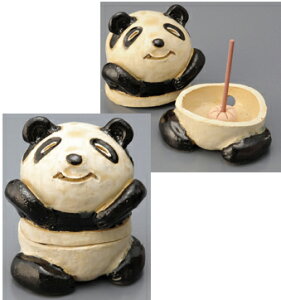 にこにこパンダ 香炉贈り物ギフト プレゼント プチギフト お線香立て 販売 御香 お香 香炉 アロマ 癒しグッズ 内祝い 快気祝い 引越し祝い 新築祝い