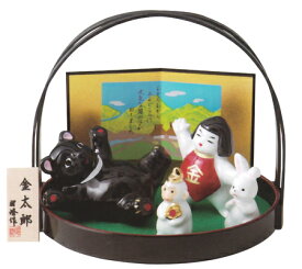 金太郎　相撲（磁器）（陶器/五月人形）