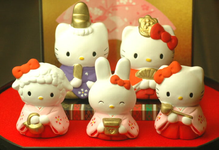 楽天市場】雛飾り セット ハローキティ HELLO KITTY キティ キティ 