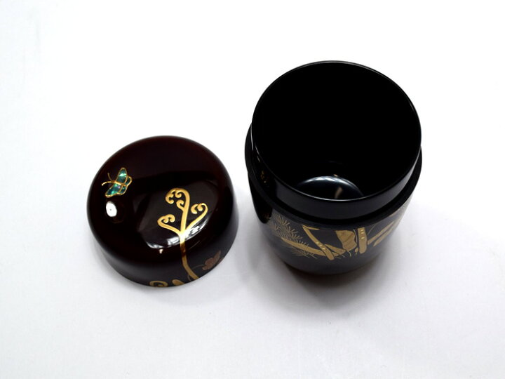 楽天市場】加賀蒔絵 中村孝也長棗 「 春野 」 桐箱入【漆器/茶道具 