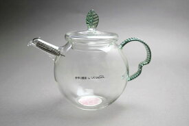 craft-u（クラフト・ユー） BOSILICA(ボシリカ)　クリアシリーズ 紅茶ポット0.5リットル　リーフ【クラフトユー ティーポット ガラス 硝子】