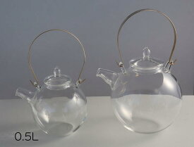 Craft-U（クラフト・ユー）まんまるポット0.5L ストレーナー付き【紅茶 日本茶 緑茶 中国茶 ハーブティー ティーポット 紅茶ポット ガラス クラフトユー】