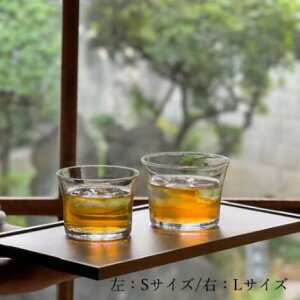 廣田硝子Flare glass(フレアグラス)耐熱性 透明 S/Lサイズ【カルデイラエリナ ガラス コーヒー 紅茶 ハーブティー 梅酒 ロックグラス デザートカップ シンプル】