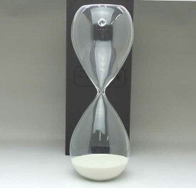 廣田硝子ガラス製スナ式時計30分（白色）