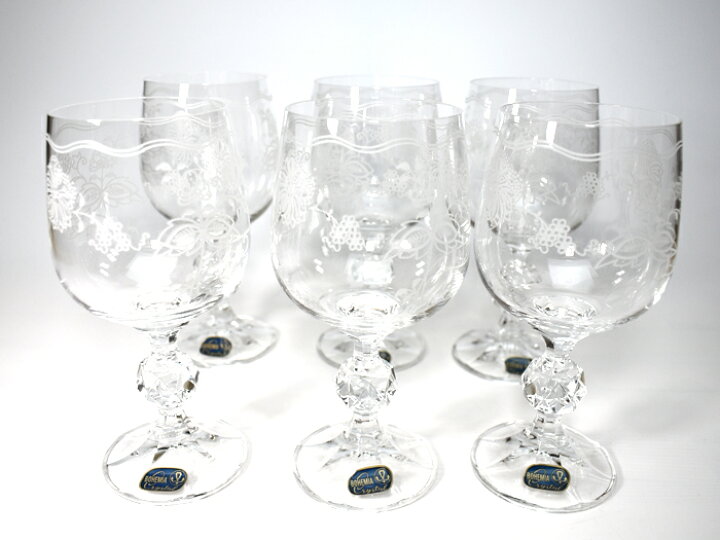 楽天市場】【Bohemia】ワイングラス 230ml 6客セット ボヘミアグラス 