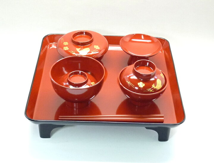 楽天市場】会津漆器朱 お食い初めセット（男の子用） 鯛 : せともの屋 