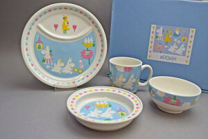 【日本製/子供食器】ムーミン 4ピースセット
