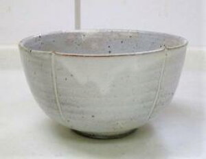 【母の日】【父の日】【プレゼント/贈答品】【山兵窯】 伊賀粉引輪花50丼 1個