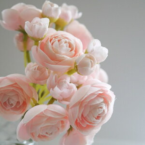 ラナンキュラスブーケ アーティフィシャルフラワー 造花 フラワーアレンジメント 胡蝶蘭 お祝い ギフト プレゼント ブーケ おしゃれ インテリア 母の日 誕生日 ミニサイズ 開店祝い 花材販